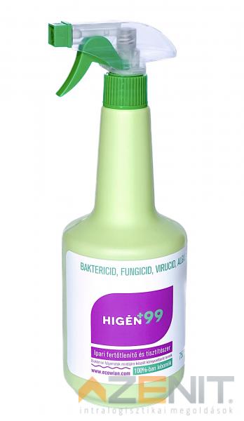 Higén + 99 Ipari Fertőtlenítő és Tisztítószer 0,75 ml, szórófejes flakonban