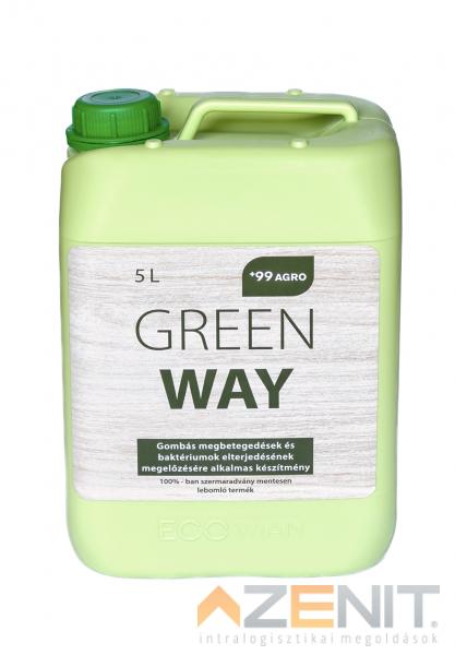 Greenway + 99 Agro fafelület és növényfelület lemosó koncentrátum 5 l, kannában